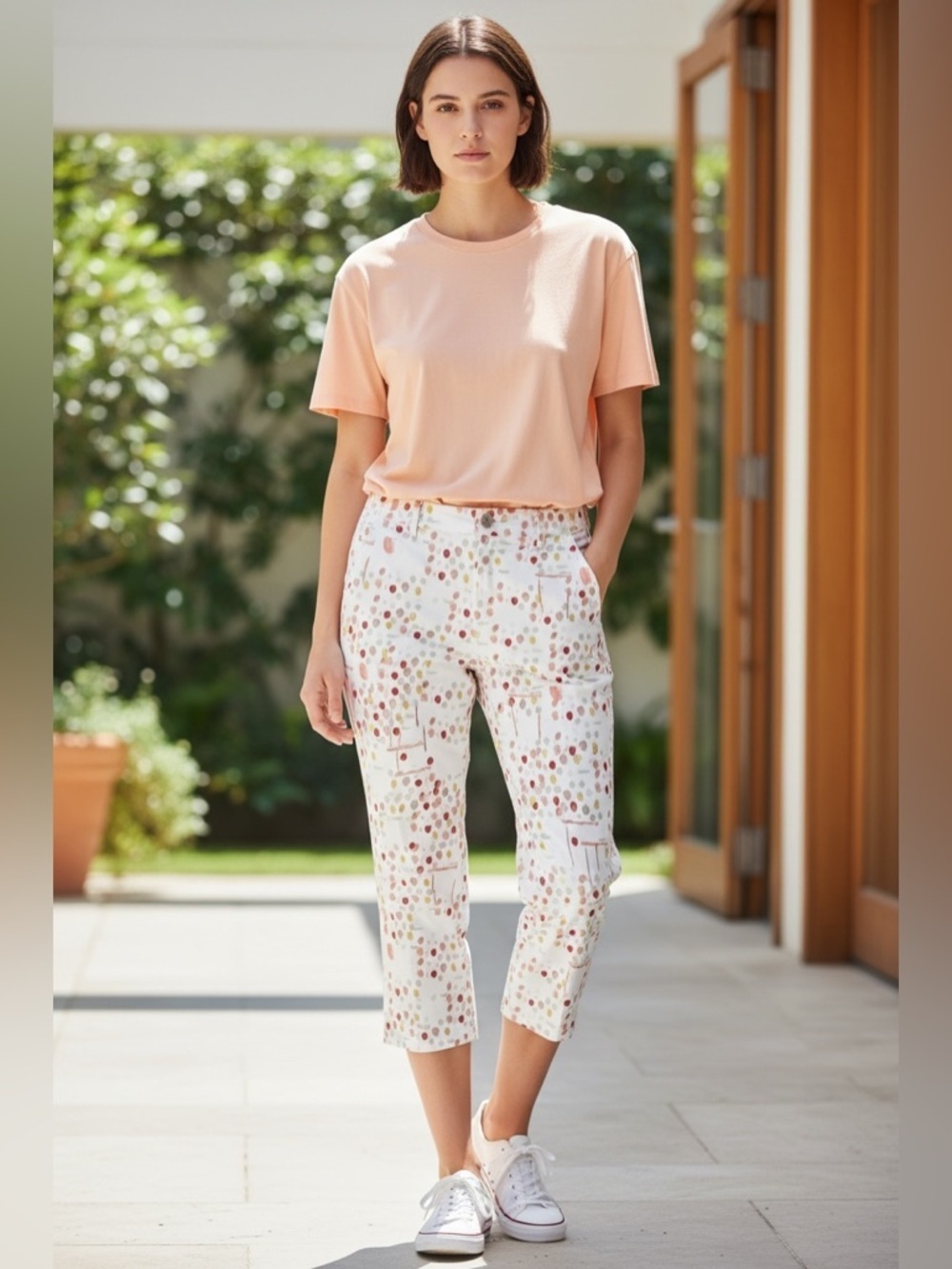 Gorgeous Piazza Sempione Audrey Capri Pants Size 6